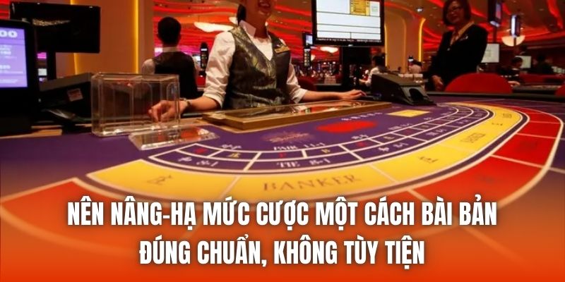 Nên nâng-hạ mức cược một cách bài bản, đúng chuẩn, không tùy tiện